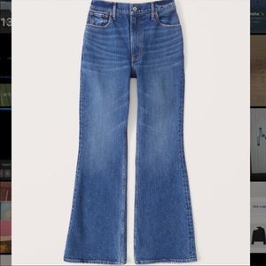 Ultra high rise vintage flare jeans
